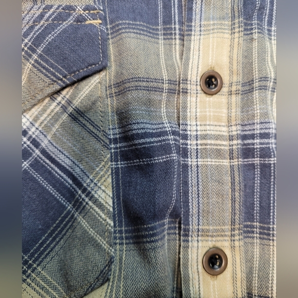 Wrangler Western Style Plaid Button-up Shirt Men's Size XL - Picture 5 of 14